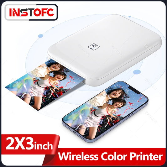 Mt53 Mini  impressora  de fotos instantâneas. Leve também kit com  20 cads para imprimir suas fotos !